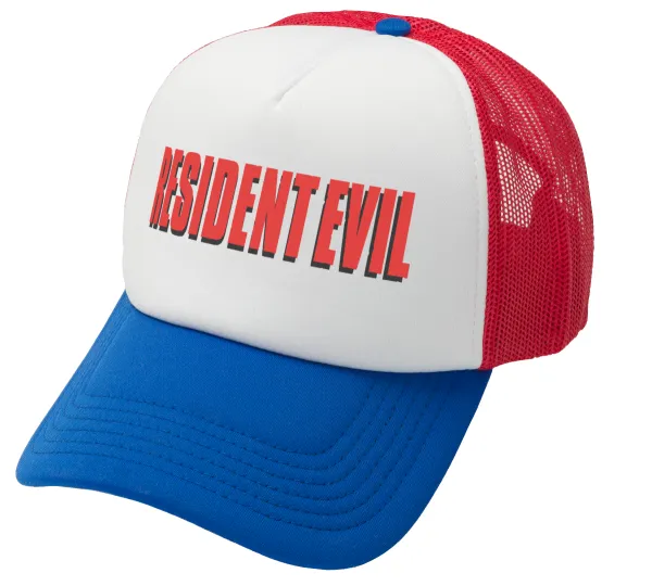 Resident Evil — Καπέλο Ενηλίκων Soft Trucker με Δίχτυ Red/Blue/White (POLYESTER, ΕΝΗΛΙΚΩΝ, UNISEX, ONE SIZE)