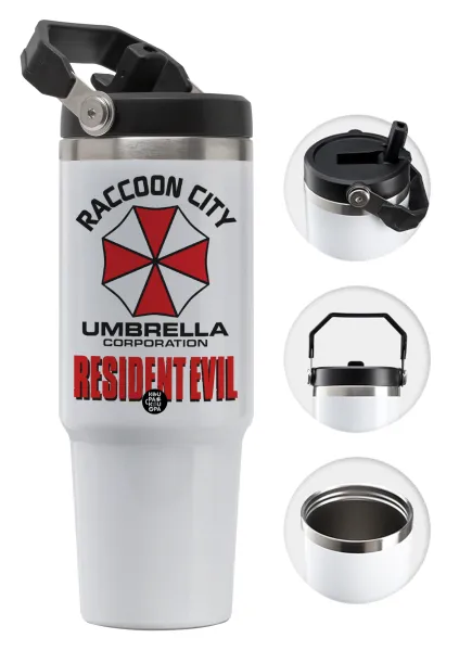 Resident Evil — Θερμός Ανοξείδωτο 30oz με χερούλι