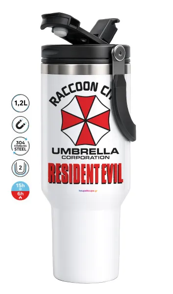 Resident Evil — Mega Travel Mug / Travel Mug, double walled (thermal) 1.2L