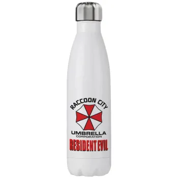 Resident Evil, Μεταλλικό παγούρι θερμός (Stainless steel), διπλού τοιχώματος, 750ml