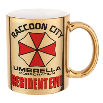 Resident Evil, Κούπα κεραμική, χρυσή καθρέπτης, 330ml