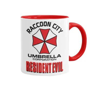 Resident Evil, Mug colored red, ceramic, 330ml