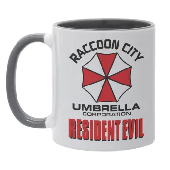 Resident Evil, Κούπα χρωματιστή γκρι, κεραμική, 330ml