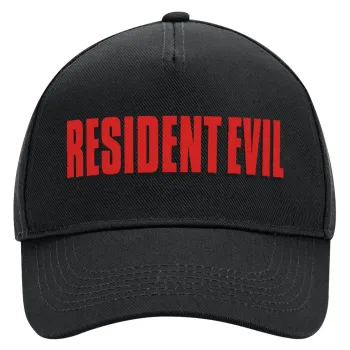 Resident Evil, Καπέλο Ενηλίκων Ultimate ΜΑΥΡΟ, (100% ΒΑΜΒΑΚΕΡΟ DRILL, ΕΝΗΛΙΚΩΝ, UNISEX, ONE SIZE)