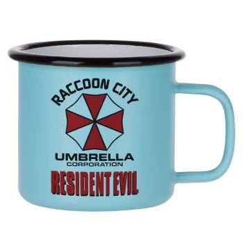 Resident Evil, Κούπα Μεταλλική εμαγιέ ΜΑΤ σιέλ 360ml