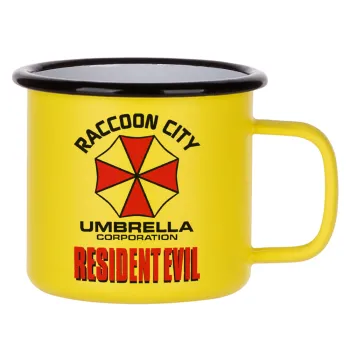 Resident Evil, Metallic enamel MATT Yellow cup 360ml