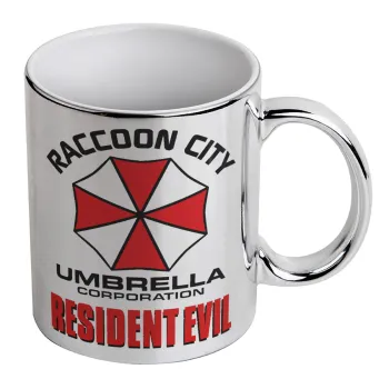Resident Evil, Mug ceramic, silver mirror, 330ml