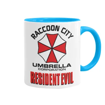 Resident Evil, Mug colored light blue, ceramic, 330ml