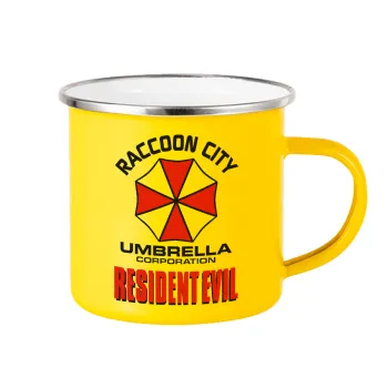Resident Evil, Κούπα Μεταλλική εμαγιέ Κίτρινη 360ml