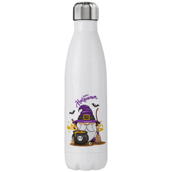 Happy Halloween (Χαλοουίν), Μεταλλικό παγούρι θερμός (Stainless steel), διπλού τοιχώματος, 750ml