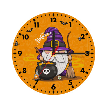 Happy Halloween (Χαλοουίν), Wooden wall clock (20cm)