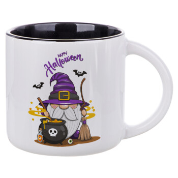 Happy Halloween (Χαλοουίν), Κούπα κεραμική 400ml Λευκή/Μαύρη
