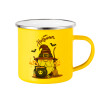 Yellow Enamel Metallic Cup 360ml