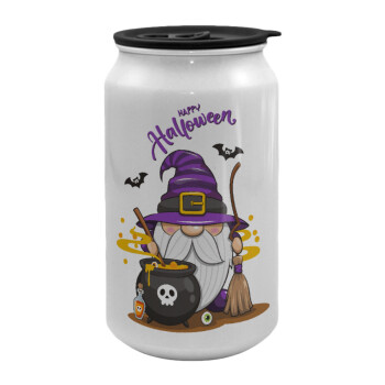 Happy Halloween (Χαλοουίν), Κούπα ταξιδιού μεταλλική με καπάκι (tin-can) 500ml