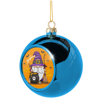 Happy Halloween (Χαλοουίν), Blue Christmas tree ball ornament 8cm