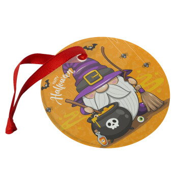 Happy Halloween (Χαλοουίν), Christmas ornament glass 9cm