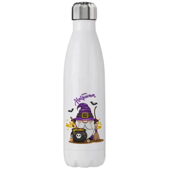 Happy Halloween (Χαλοουίν), Μεταλλικό παγούρι θερμός (Stainless steel), διπλού τοιχώματος, 750ml