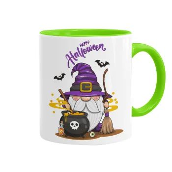 Happy Halloween (Χαλοουίν), Κούπα χρωματιστή βεραμάν, κεραμική, 330ml