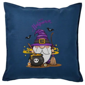 Happy Halloween (Χαλοουίν), Sofa cushion Blue 50x50cm includes filling