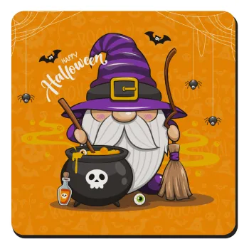 Happy Halloween (Χαλοουίν), Τετράγωνο μαγνητάκι ξύλινο 9x9cm