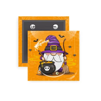 Happy Halloween (Χαλοουίν), Κονκάρδα παραμάνα τετράγωνη 5x5cm