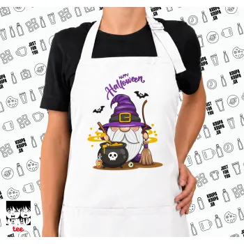 Happy Halloween (Χαλοουίν), Ποδιά μακριά Σεφ ολόσωμη με τσέπες white (ΕΝΗΛΙΚΩΝ)