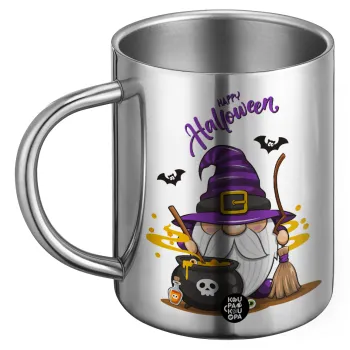Happy Halloween (Χαλοουίν), Ανοξείδωτη Μεταλλική Κούπα 450ml - Διπλού Τοιχώματος