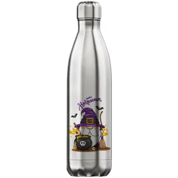Happy Halloween (Χαλοουίν), Μεταλλικό παγούρι θερμός Inox (Stainless steel), διπλού τοιχώματος, 750ml