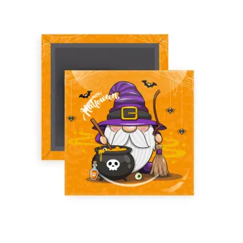 Happy Halloween (Χαλοουίν), Μαγνητάκι ψυγείου τετράγωνο διάστασης 5x5cm