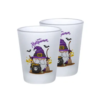 Happy Halloween (Χαλοουίν), Σφηνοπότηρα γυάλινα 45ml του πάγου (2 τεμάχια)