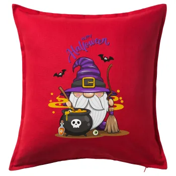Happy Halloween (Χαλοουίν), Sofa cushion RED 50x50cm includes filling
