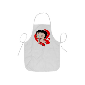Betty Boop, Ποδιά Σεφ ολόσωμη κοντή  Παιδική (44x62cm)