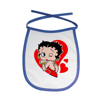 Betty Boop, Σαλιάρα μωρού αλέκιαστη με κορδόνι Μπλε