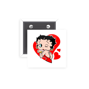 Betty Boop, Κονκάρδα παραμάνα τετράγωνη 5x5cm