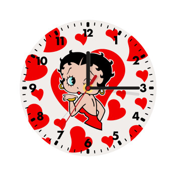 Betty Boop, Wooden wall clock (20cm)
