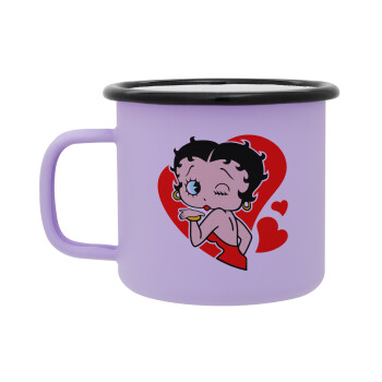 Betty Boop, Κούπα Μεταλλική εμαγιέ ΜΑΤ Light Pastel Purple 360ml