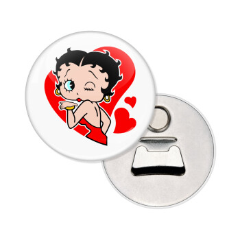 Betty Boop, Μαγνητάκι και ανοιχτήρι μπύρας στρογγυλό διάστασης 5,9cm