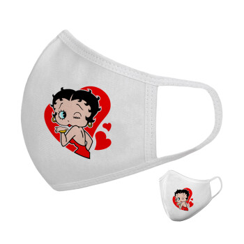 Betty Boop, Μάσκα υφασμάτινη υψηλής άνεσης παιδική (Δώρο πλαστική θήκη)