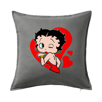 Betty Boop, Sofa cushion Grey 50x50cm includes filling