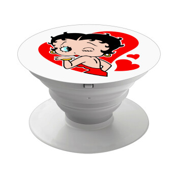 Betty Boop, Phone Holders Stand  Λευκό Βάση Στήριξης Κινητού στο Χέρι