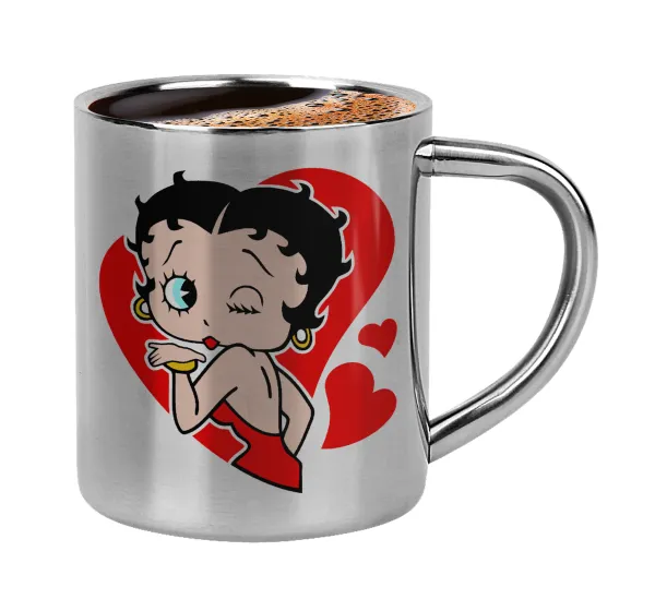 Betty Boop — Double-wall metal cup for espresso (220ml)