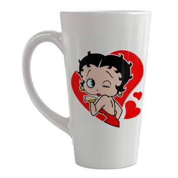 Betty Boop, Κούπα κωνική Latte Μεγάλη, κεραμική, 450ml