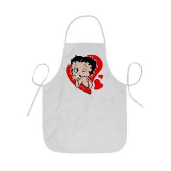Betty Boop, Ποδιά Σεφ ολόσωμη κοντή  Παιδική (44x62cm)