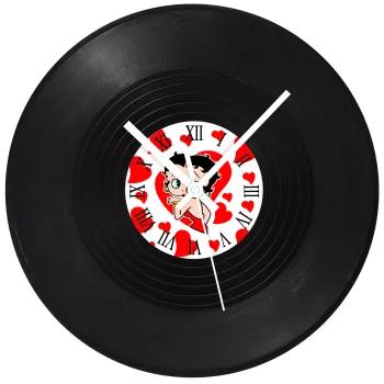 Betty Boop, Ρολόι τοίχου Βινύλιο (30cm)