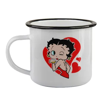 Betty Boop, Κούπα εμαγιέ με μαύρο χείλος 360ml