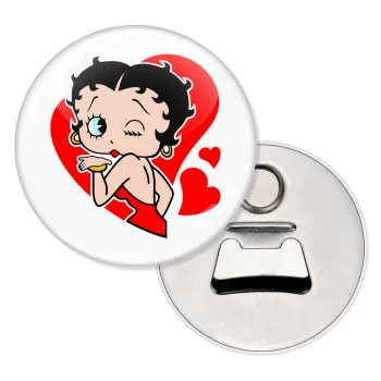 Betty Boop, Μαγνητάκι και ανοιχτήρι μπύρας στρογγυλό διάστασης 5,9cm