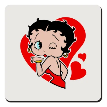 Betty Boop, Τετράγωνο μαγνητάκι ξύλινο 9x9cm