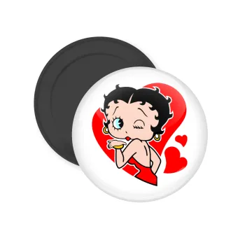 Betty Boop, Μαγνητάκι ψυγείου στρογγυλό διάστασης 5cm