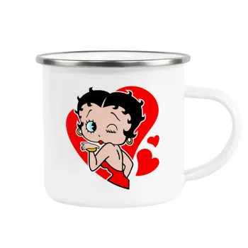 Betty Boop, Κούπα Μεταλλική εμαγιέ λευκη 360ml