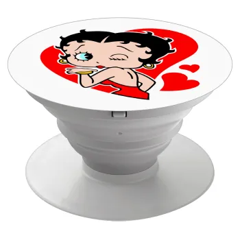 Betty Boop, Phone Holders Stand  White Hand-held Mobile Phone Holder